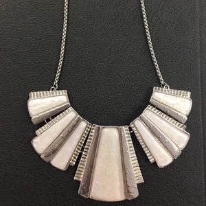 20” Silver & Pearl Necklace